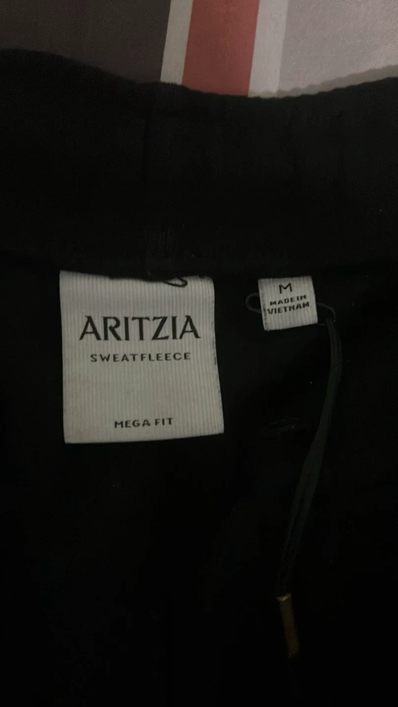 Aritzia Sweatfleece Mega Cargo Pants - Black, Size M image indicator(2)
