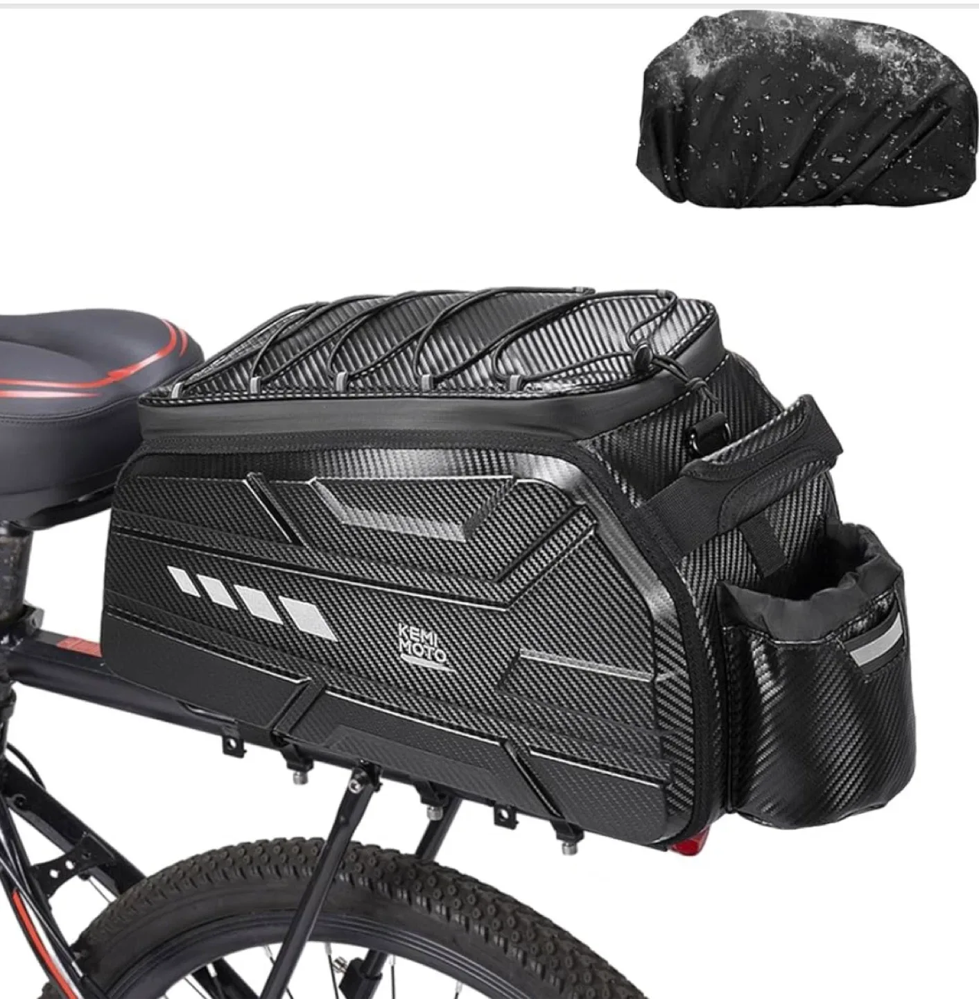 Kemi Moto Bike Rack Bag - Waterproof Cover