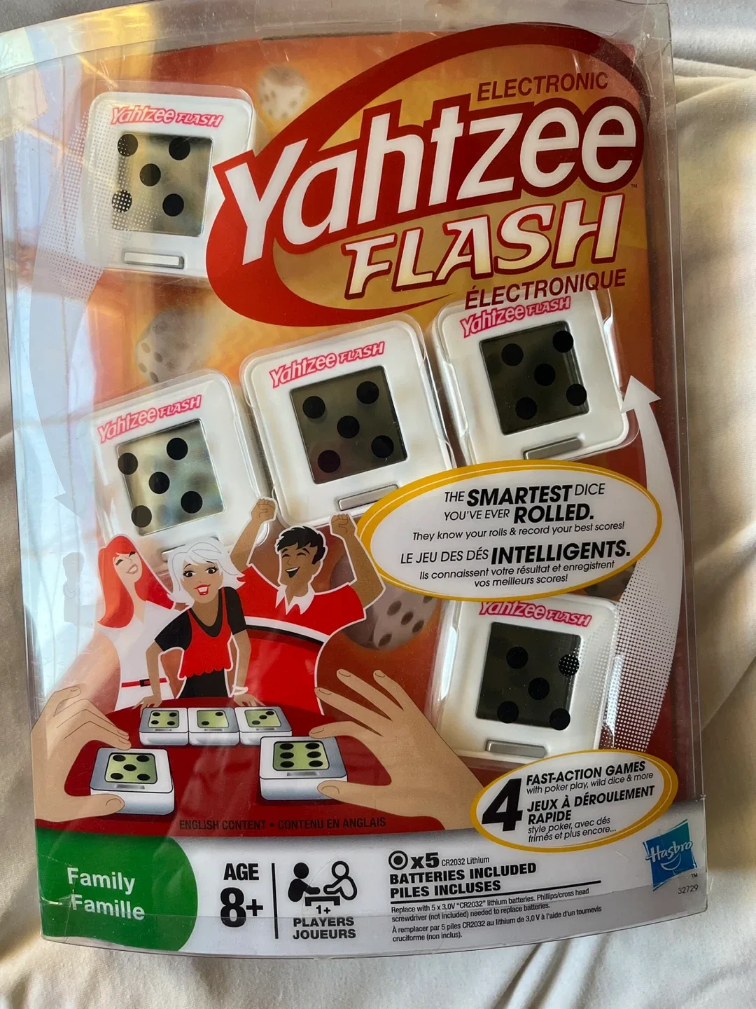 New Yahtzee Flash Electronic Dice Game