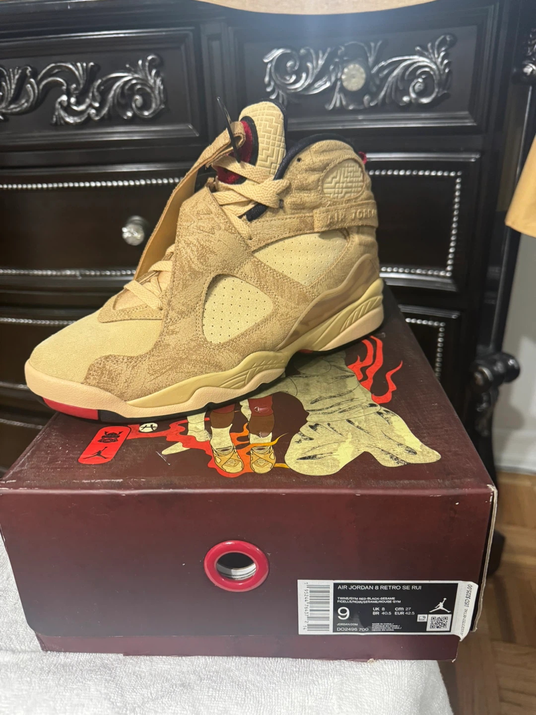 Air Jordan 8 Retro SE Rui Hachimura Size 9 - photo 2