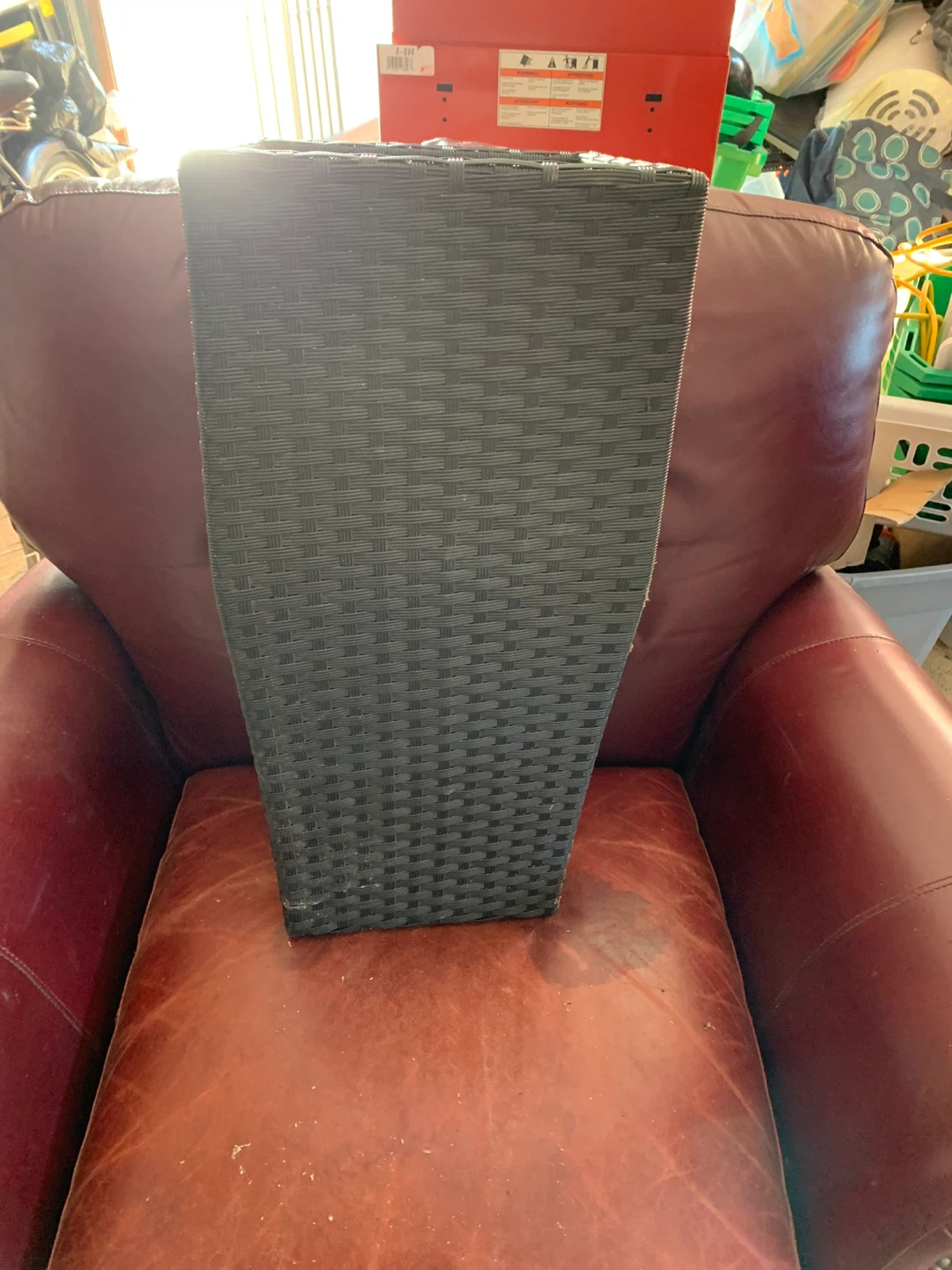 Woven Black Planter