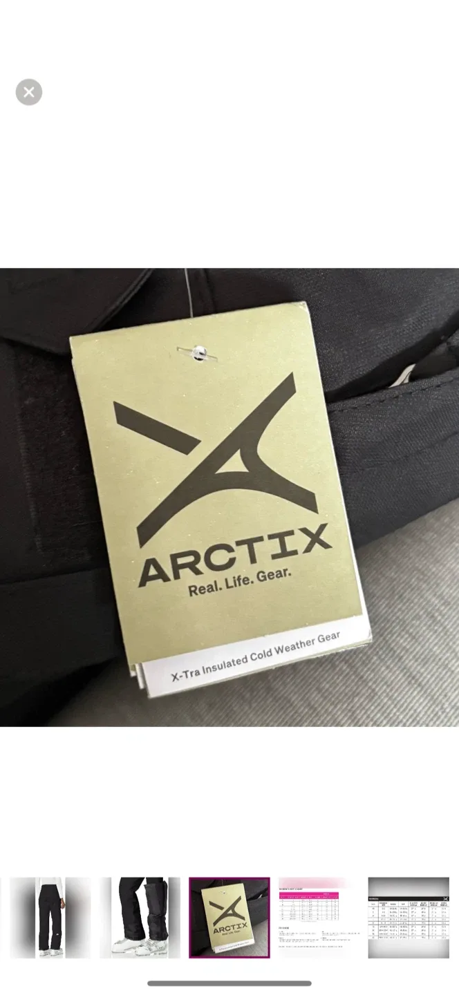 ARCTIX Women's Insulated Black Snow Pants (BNWT) image indicator(6)