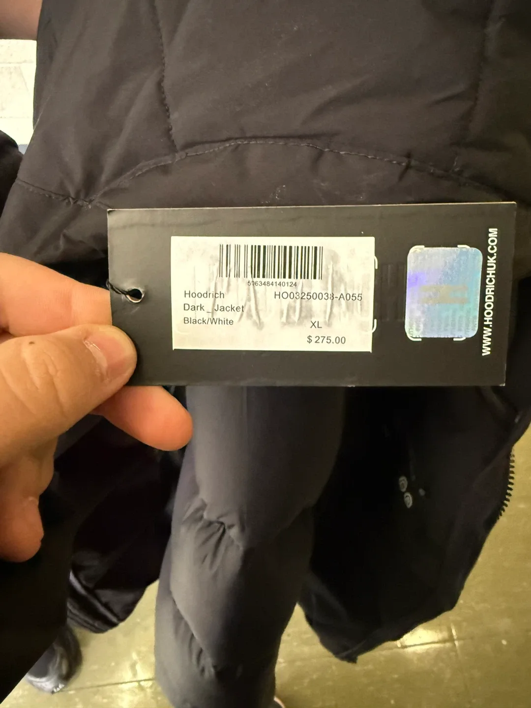Hoodrich Dark Jacket - Black/White - Size XL image indicator(3)