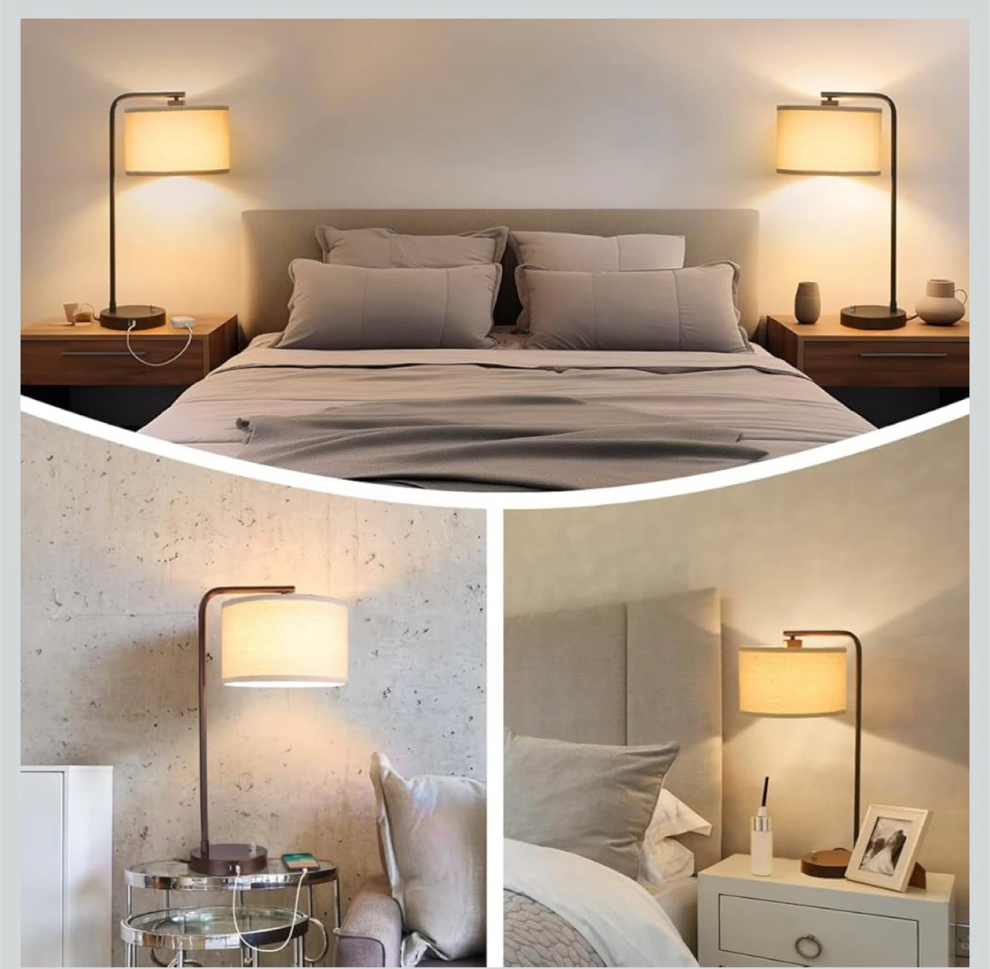 Dimmable Table Lamp with Dual USB Ports 🥕 - photo 5