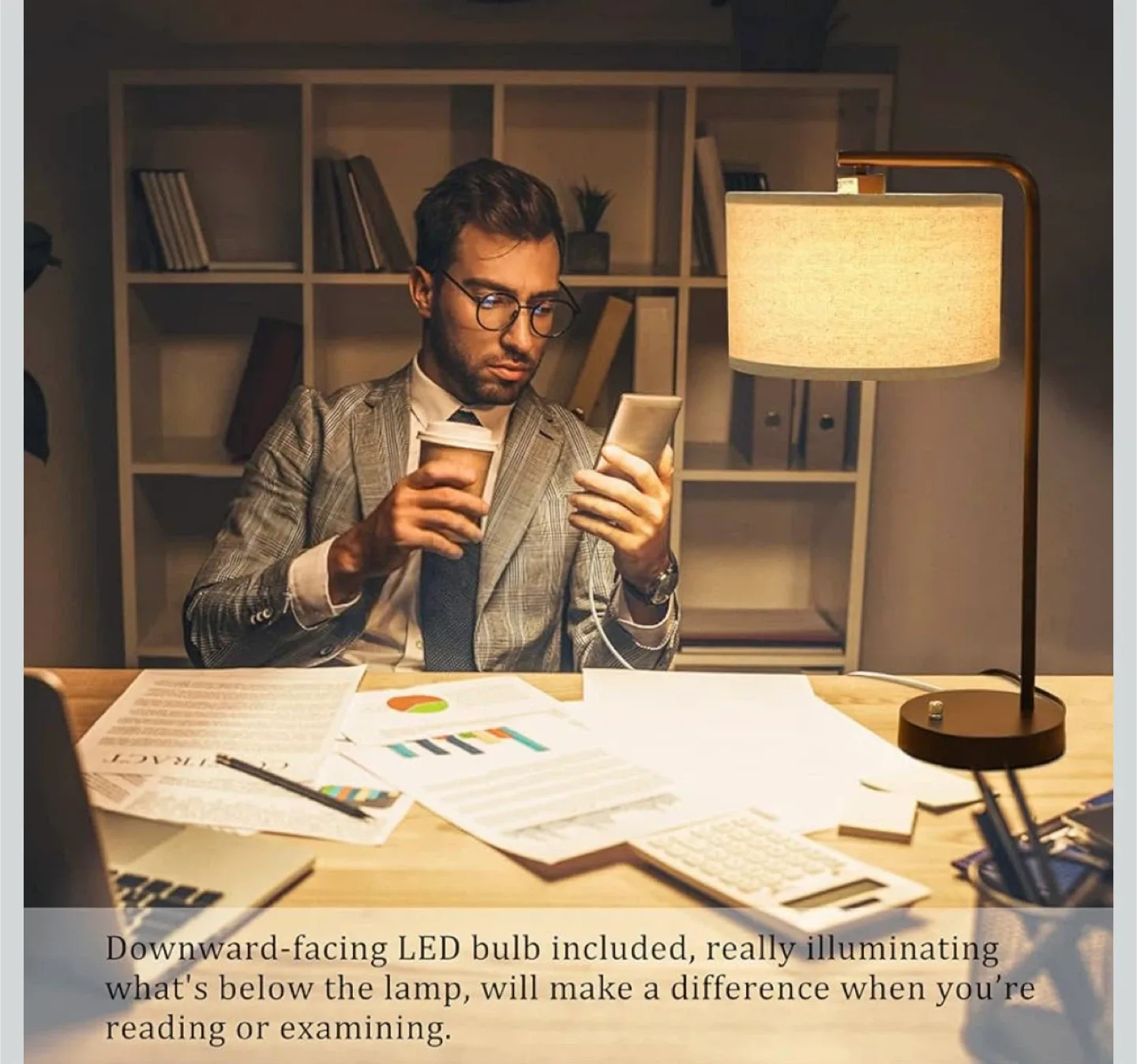 Dimmable Table Lamp with Dual USB Ports 🥕 image indicator(3)