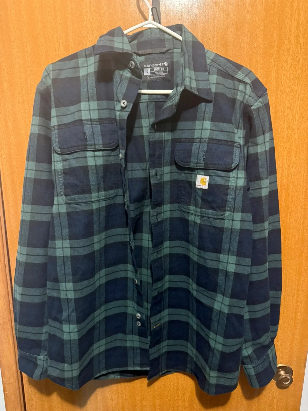 Carhartt Loose Fit Flannel Shirt - Size S