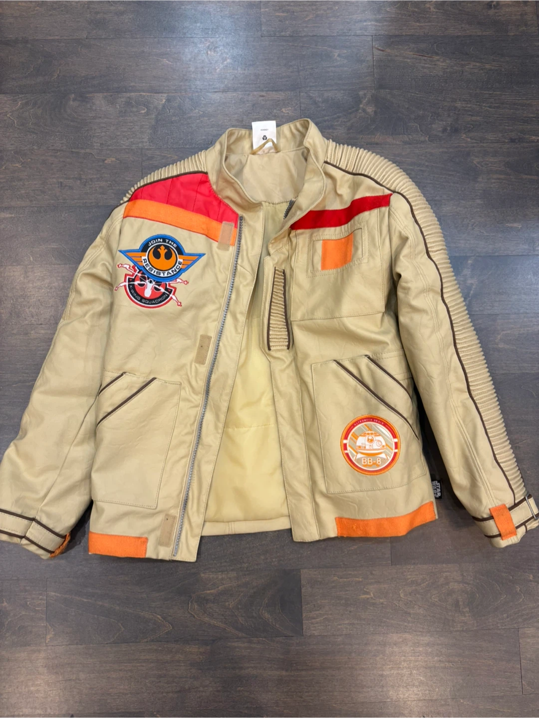 Kids Disney Star Wars leather jacket - size 7/8