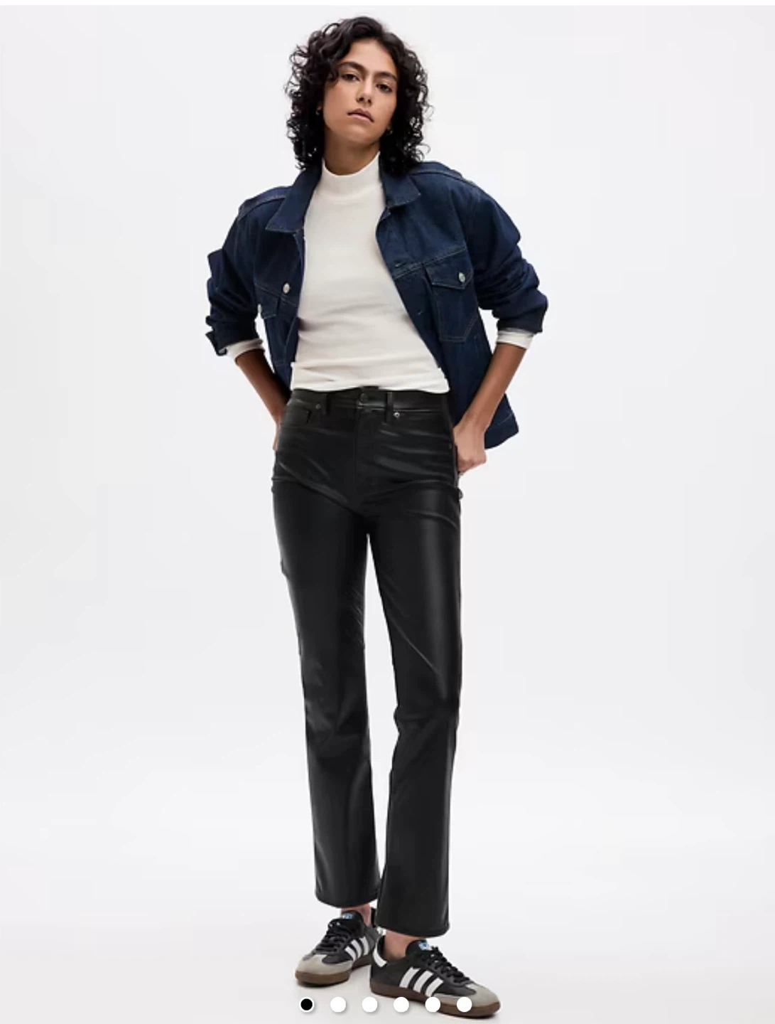 Women’s GAP vegan leather pants -size 27