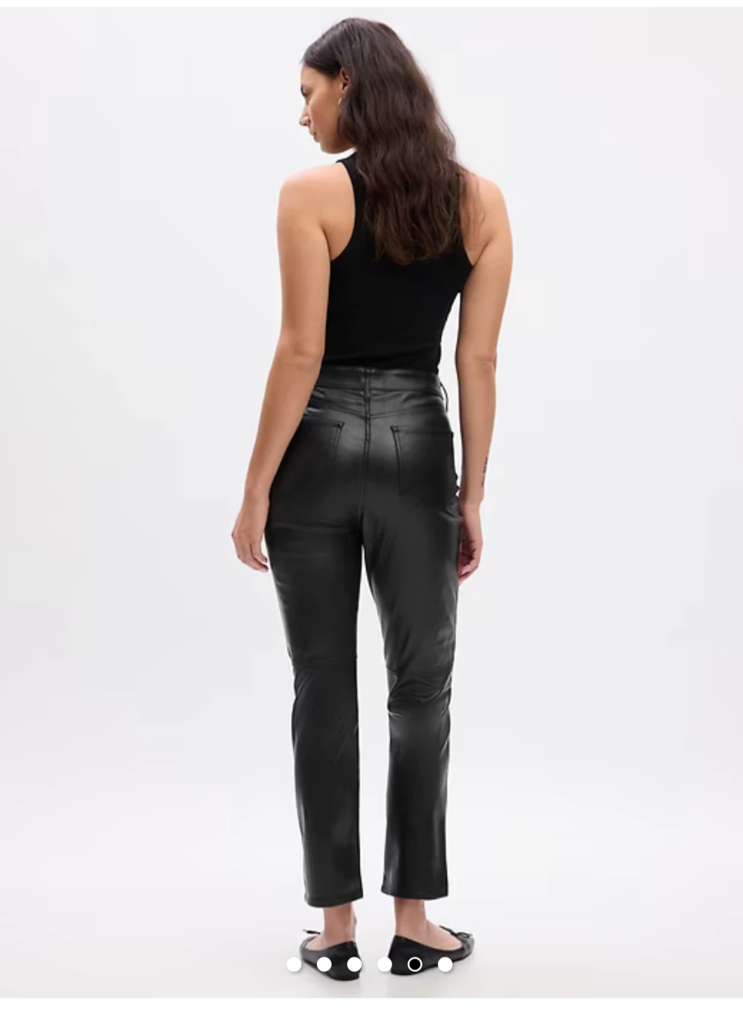Women’s GAP vegan leather pants -size 27 - photo 2