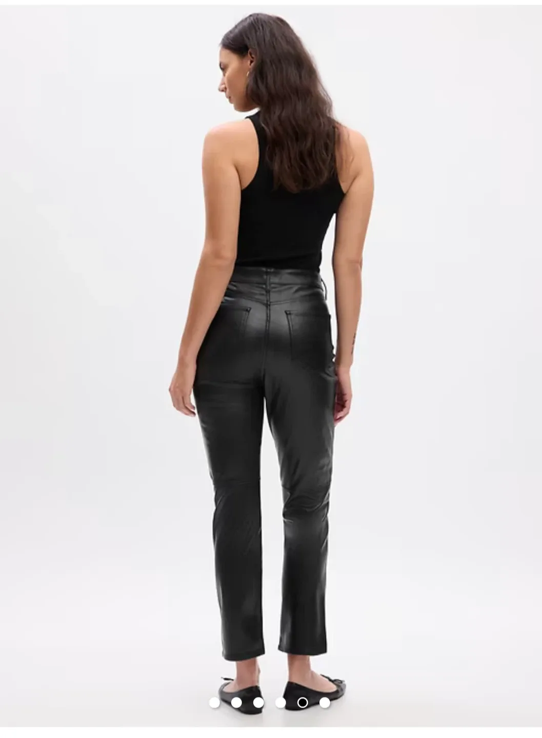 Women’s GAP vegan leather pants -size 27 image indicator(2)