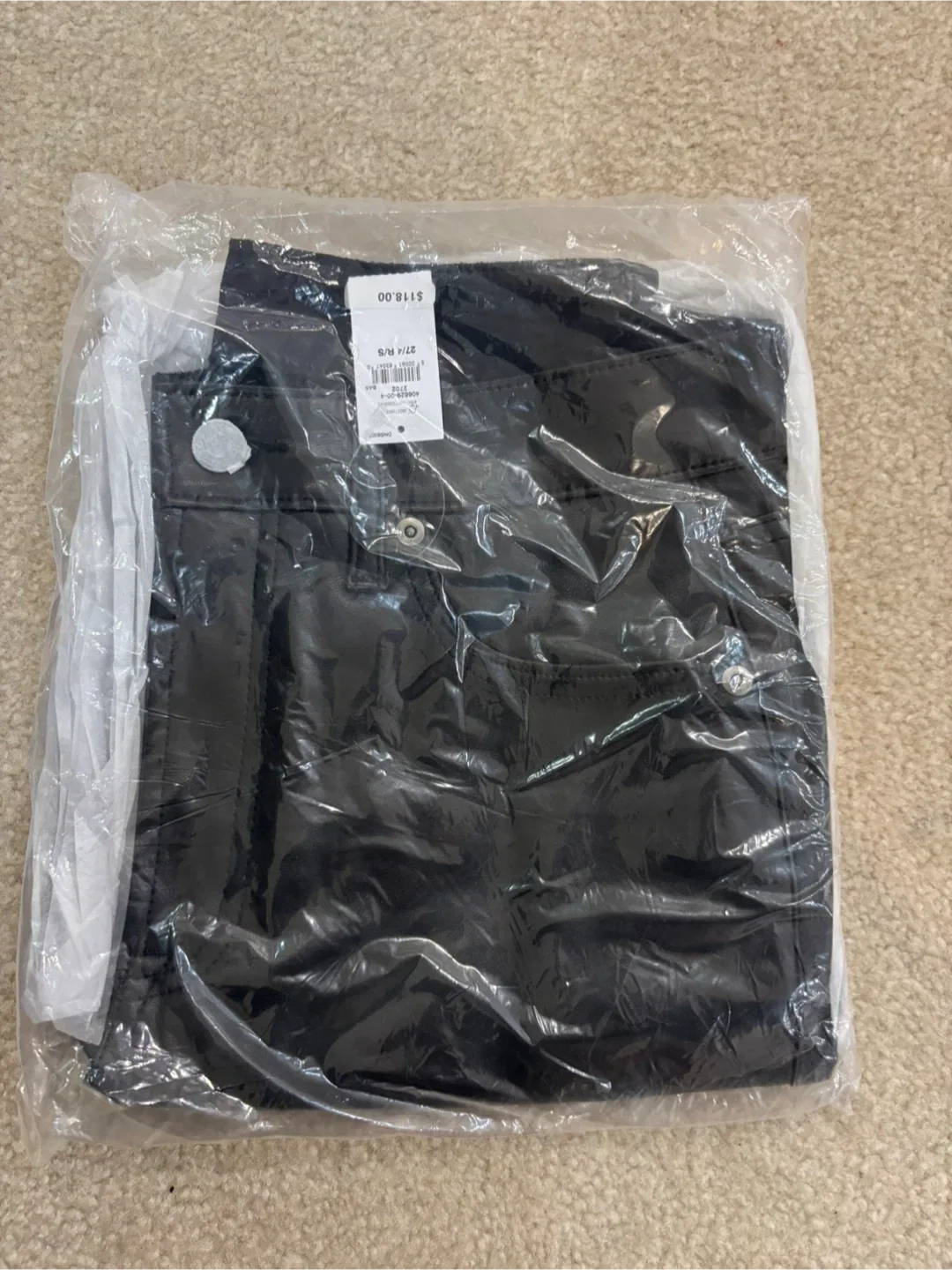 Women’s GAP vegan leather pants -size 27 image indicator(4)