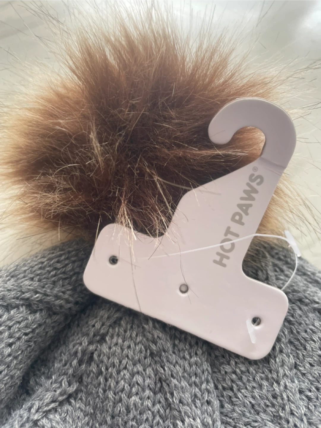 New Hot Paws Kids Grey Winter Hat (6-8 Years) - photo 2