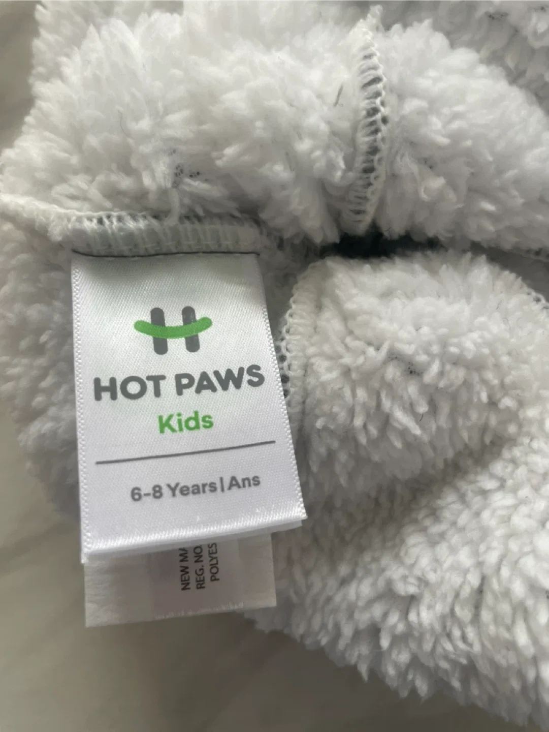 New Hot Paws Kids Grey Winter Hat (6-8 Years) image indicator(3)