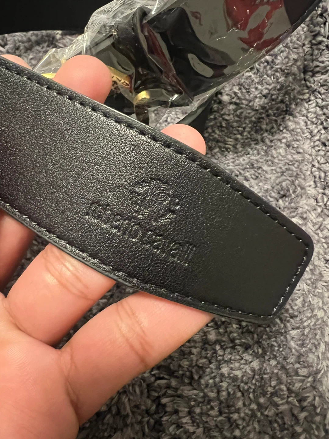 Black Belt with Gold Buckle - photo 3