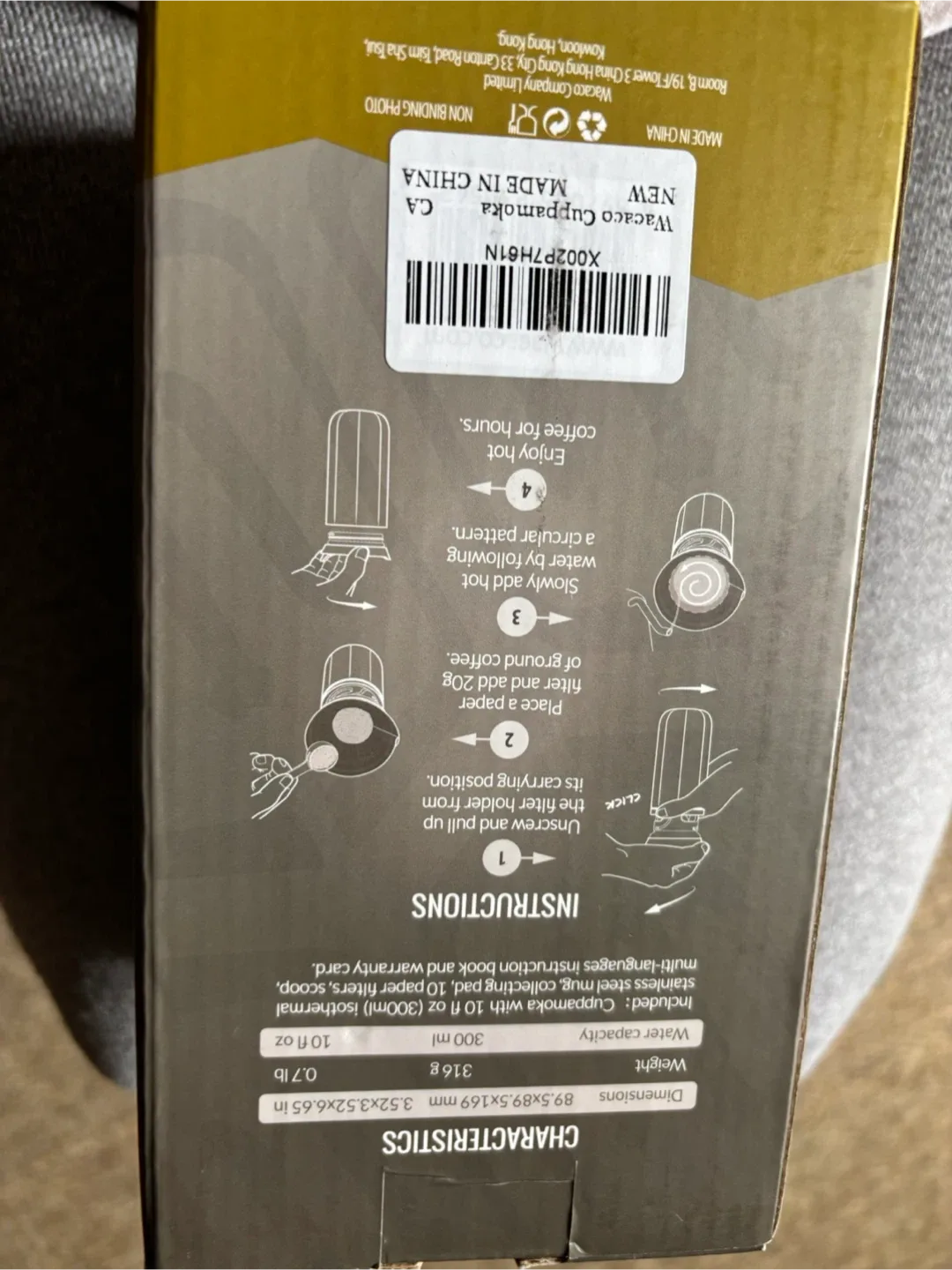 Wacaco Cuppamoka Pour Over Coffee Brewing Set - NEW image indicator(3)