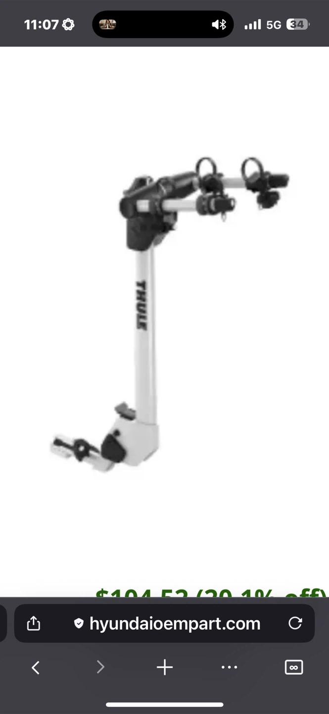 Thule Bike Hitch Rack - Easy Loading