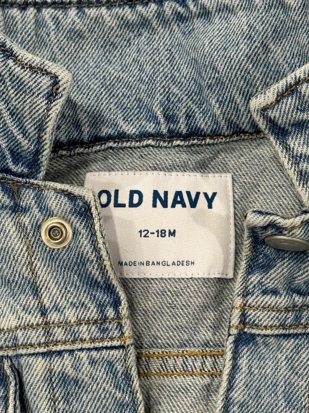 Old navy denim jacket girl 12-18M - photo 2