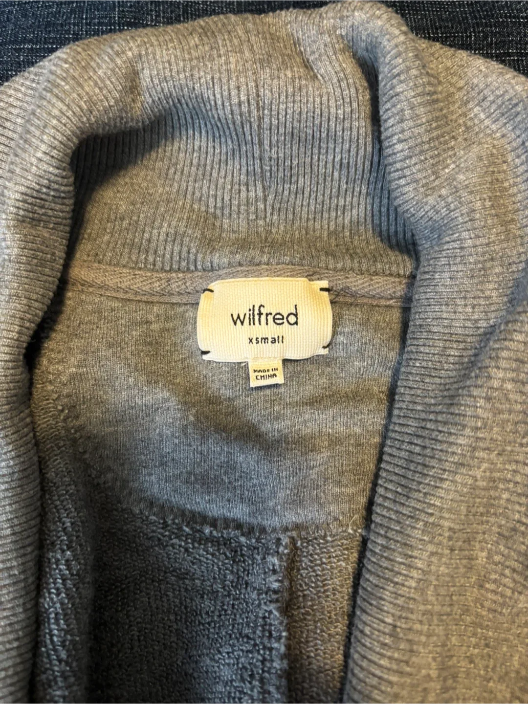 Wilfred Grey Cardigan - Size XS image indicator(3)