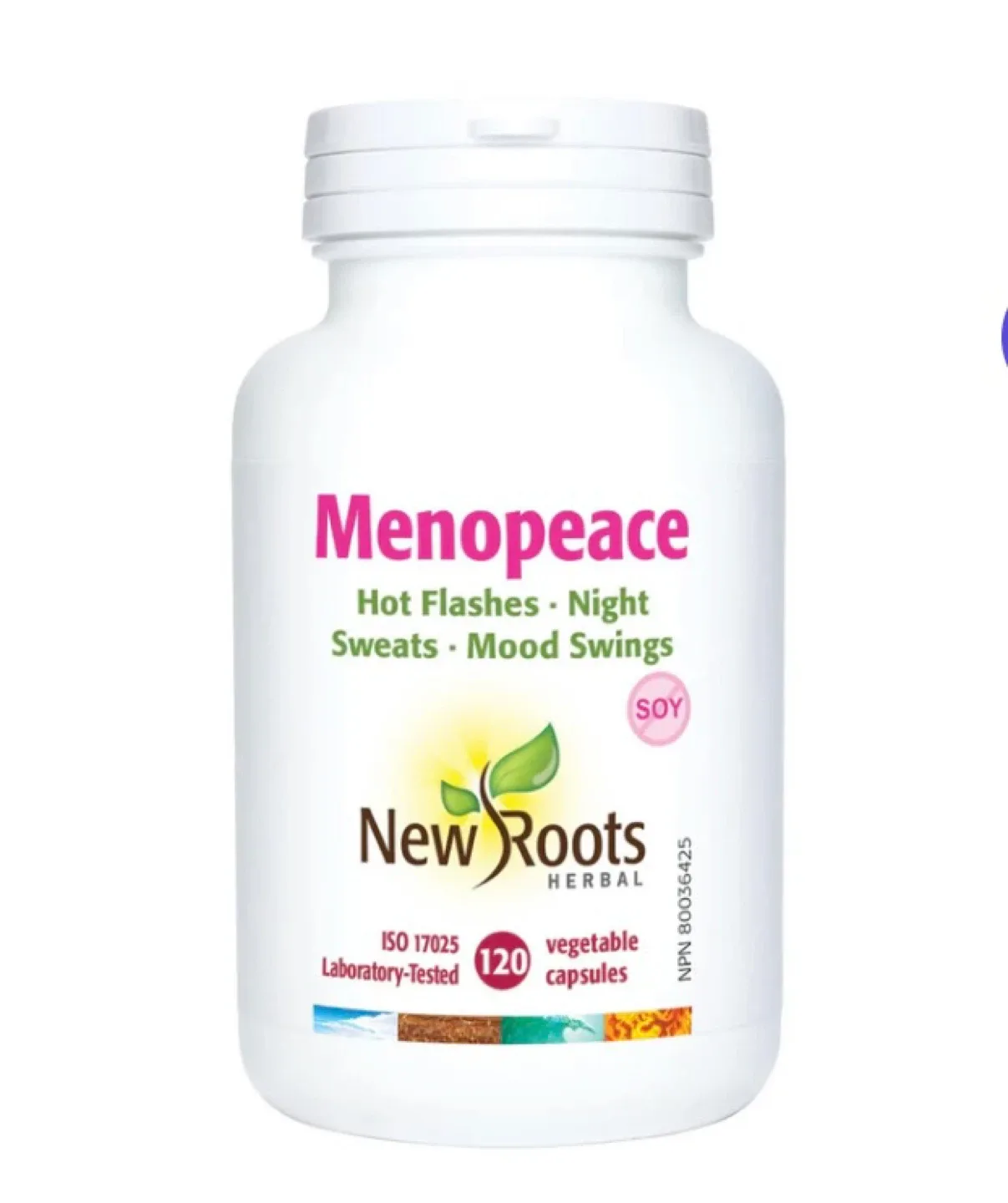 New Roots Menopeace - 120 Vegetable Capsules