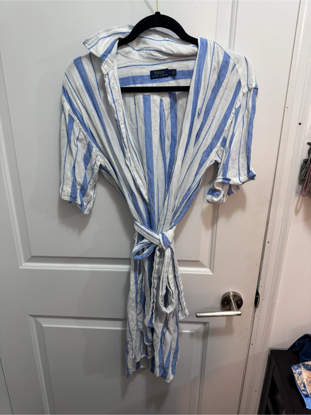 Polo Ralph Lauren Striped Linen Shirt Dress