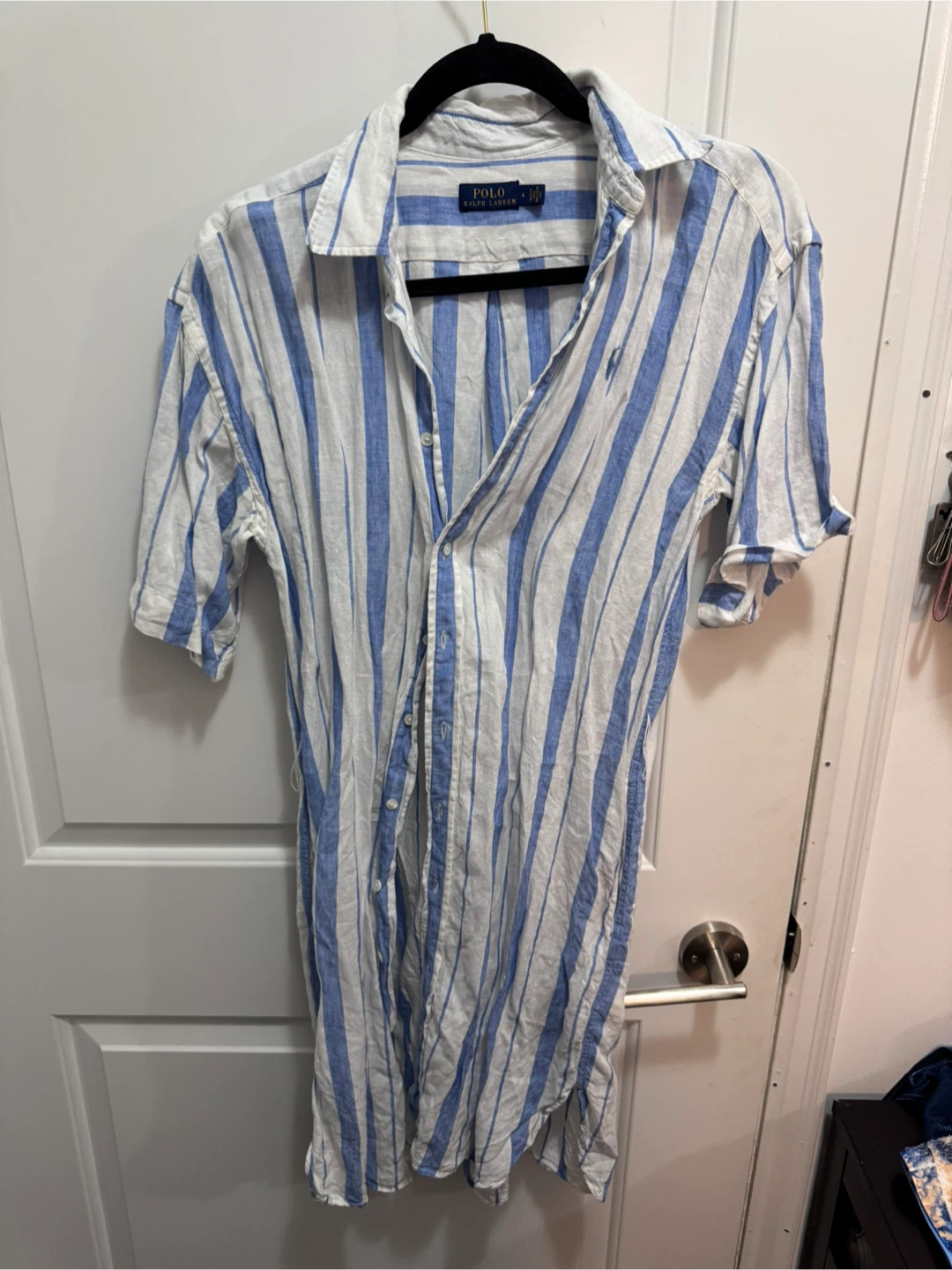 Polo Ralph Lauren Striped Linen Shirt Dress - photo 2