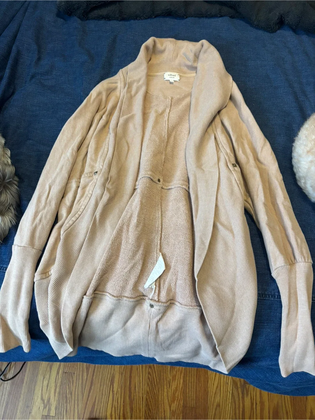 Wilfred Cardigan Beige - Size Medium