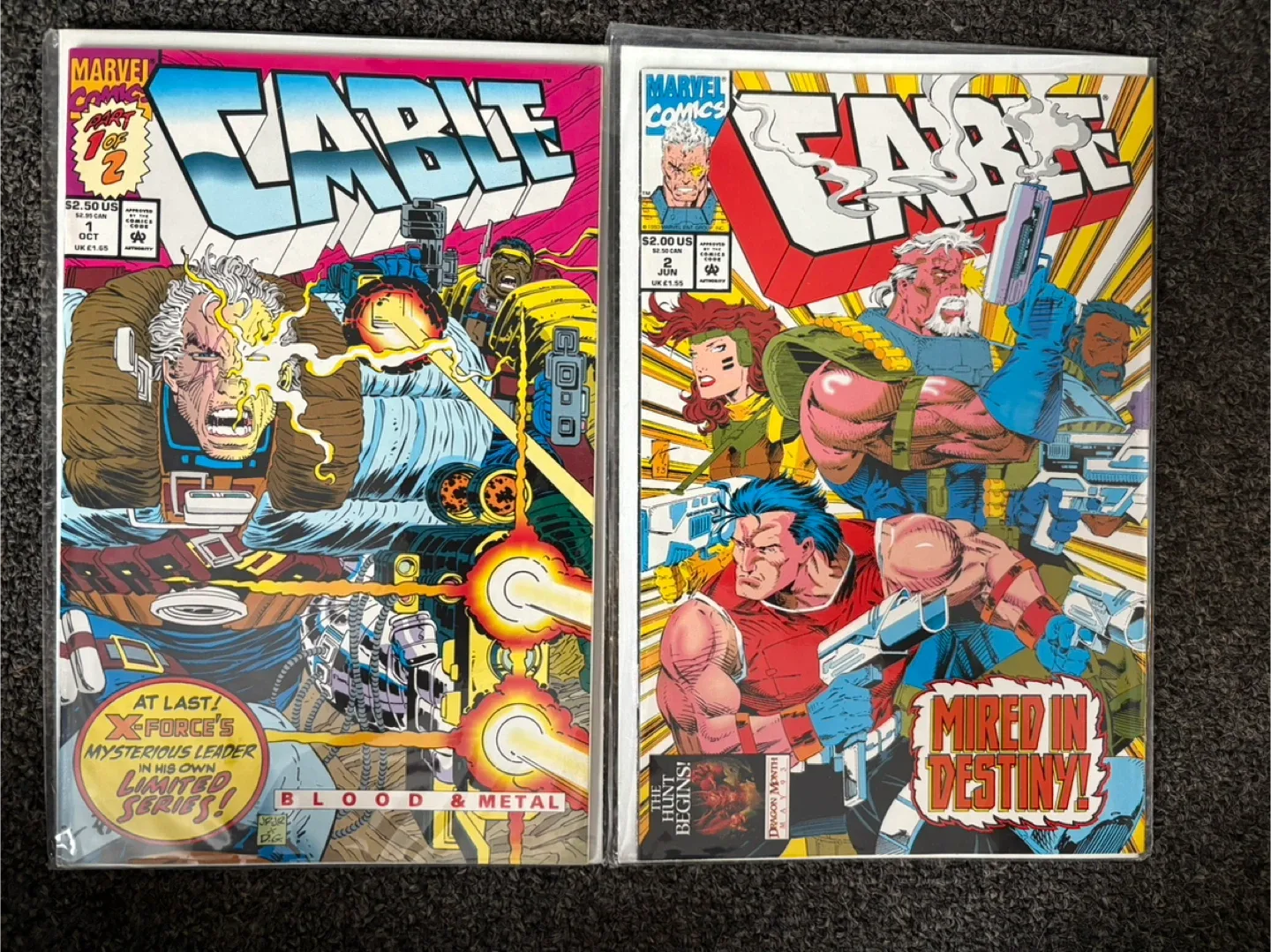 Marvel Comics Cable Issues - Oct & Jun