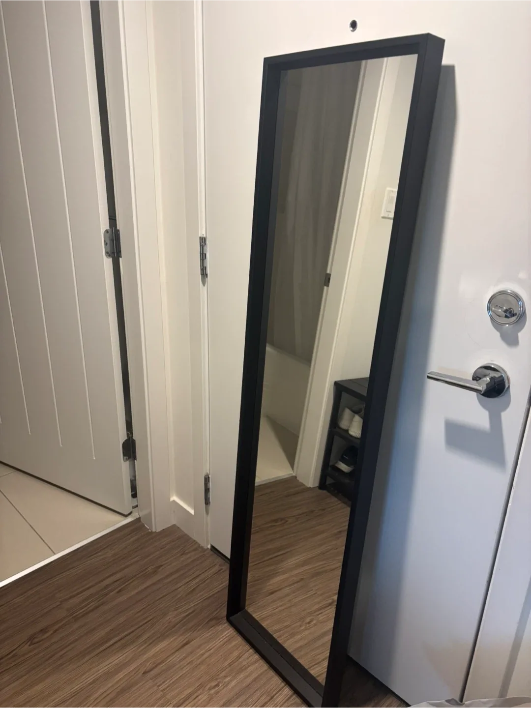 Ikea nissedal mirror black thumbnail