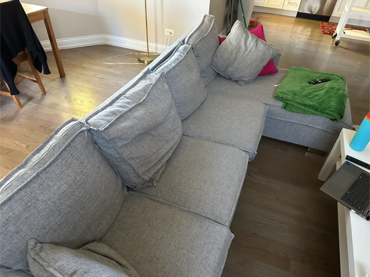 Light Grey Sectional Sofa image indicator(4)