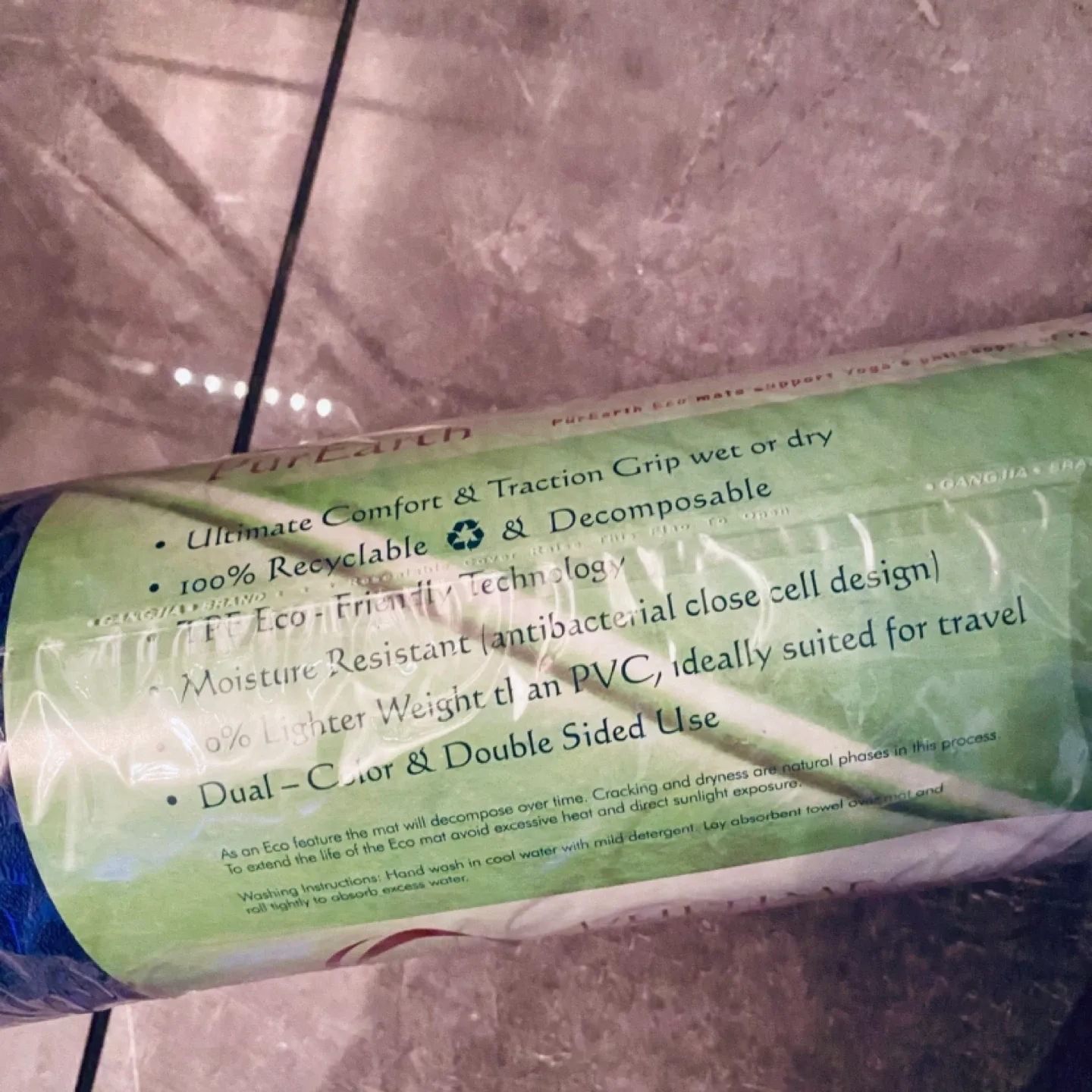 New Ultimate Eco Yoga Mat - Blue image indicator(3)