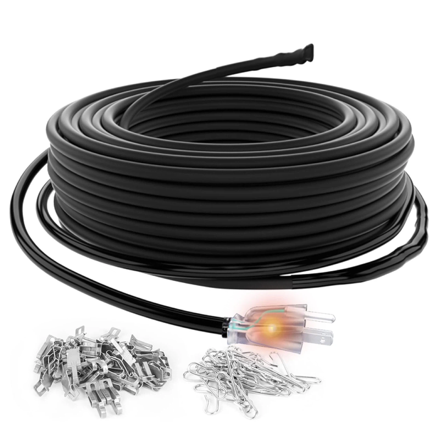 8JHSF Self Regulating Pre-Assembled Heating Cable 50Ft 120V