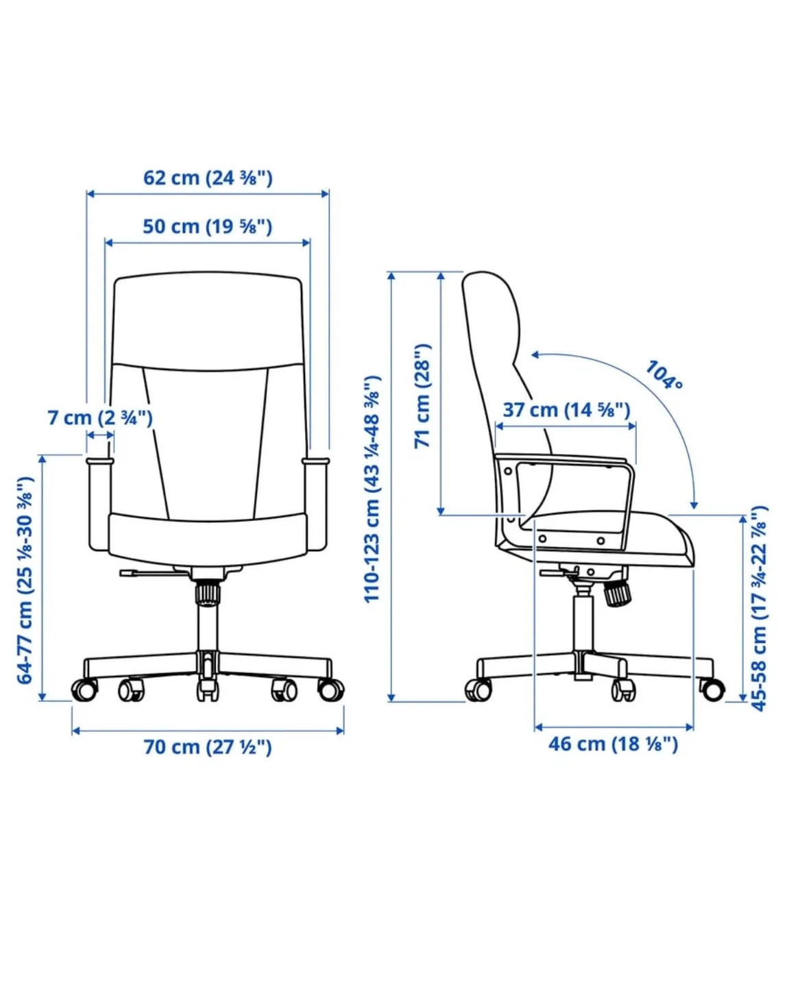 Swivel Office Chair - Ikea image indicator(4)