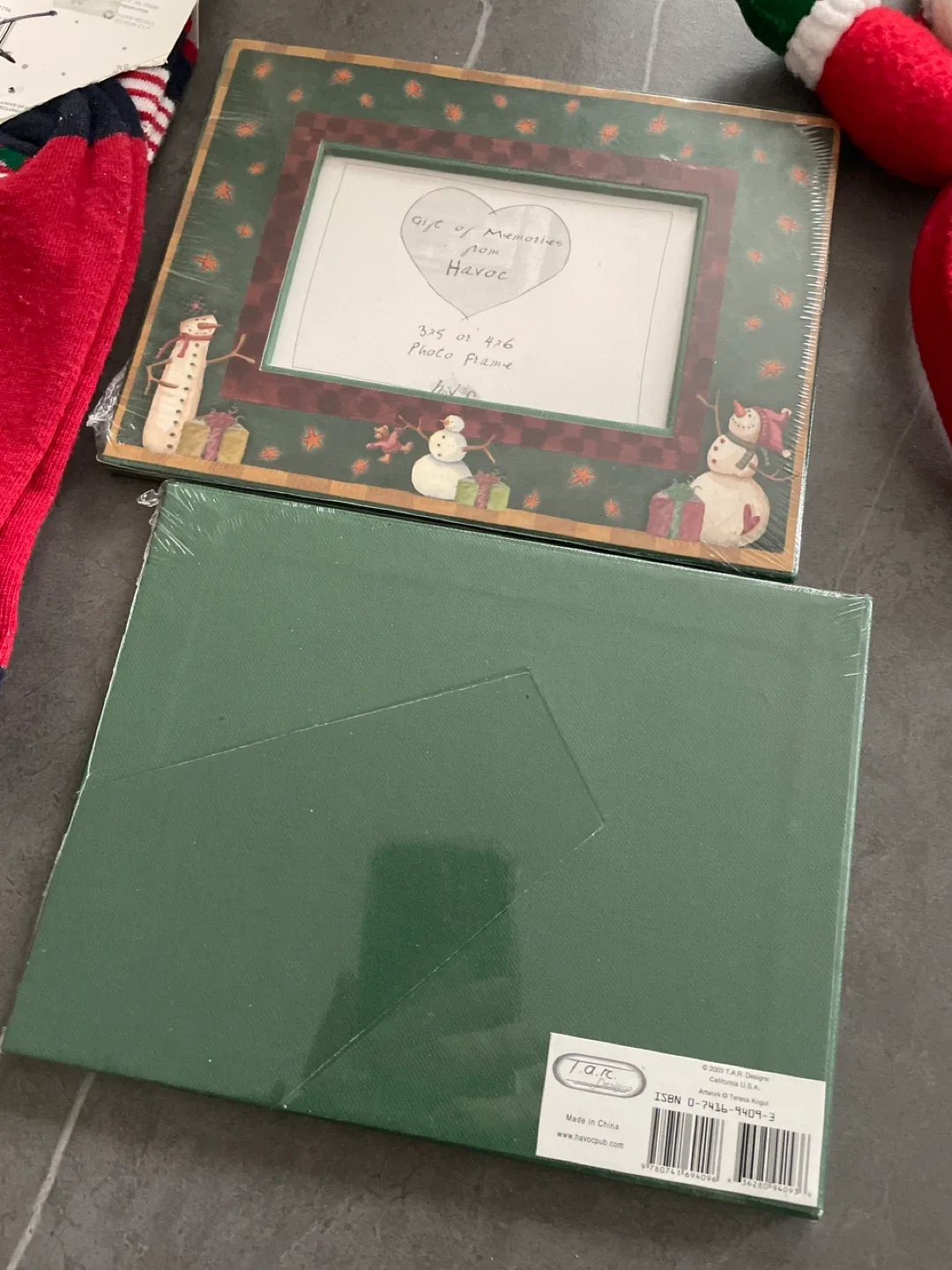 Christmas Headband, Socks, and Photo Frame Set image indicator(3)