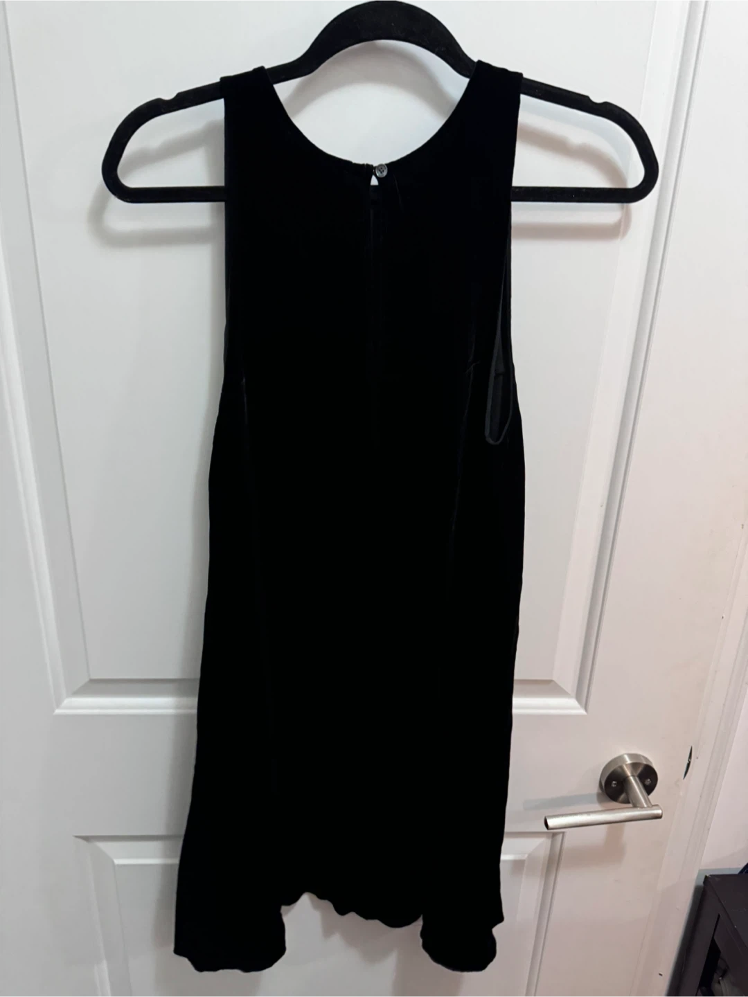 Wilfred Black Velvet Dress - Size M - photo 3