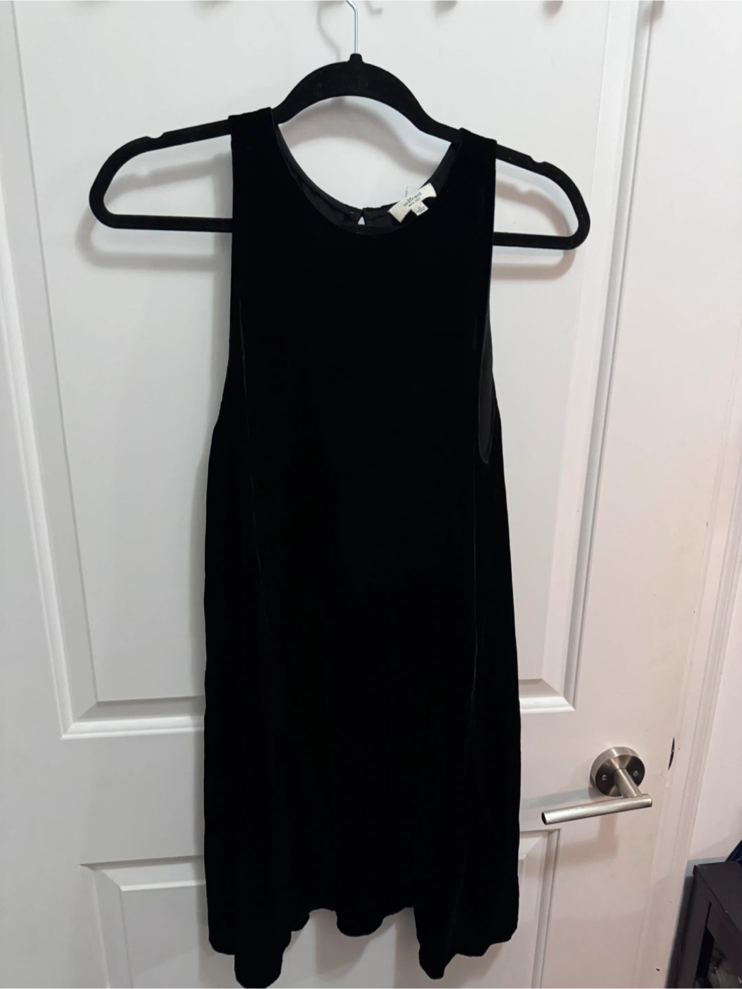 Wilfred Black Velvet Dress - Size M