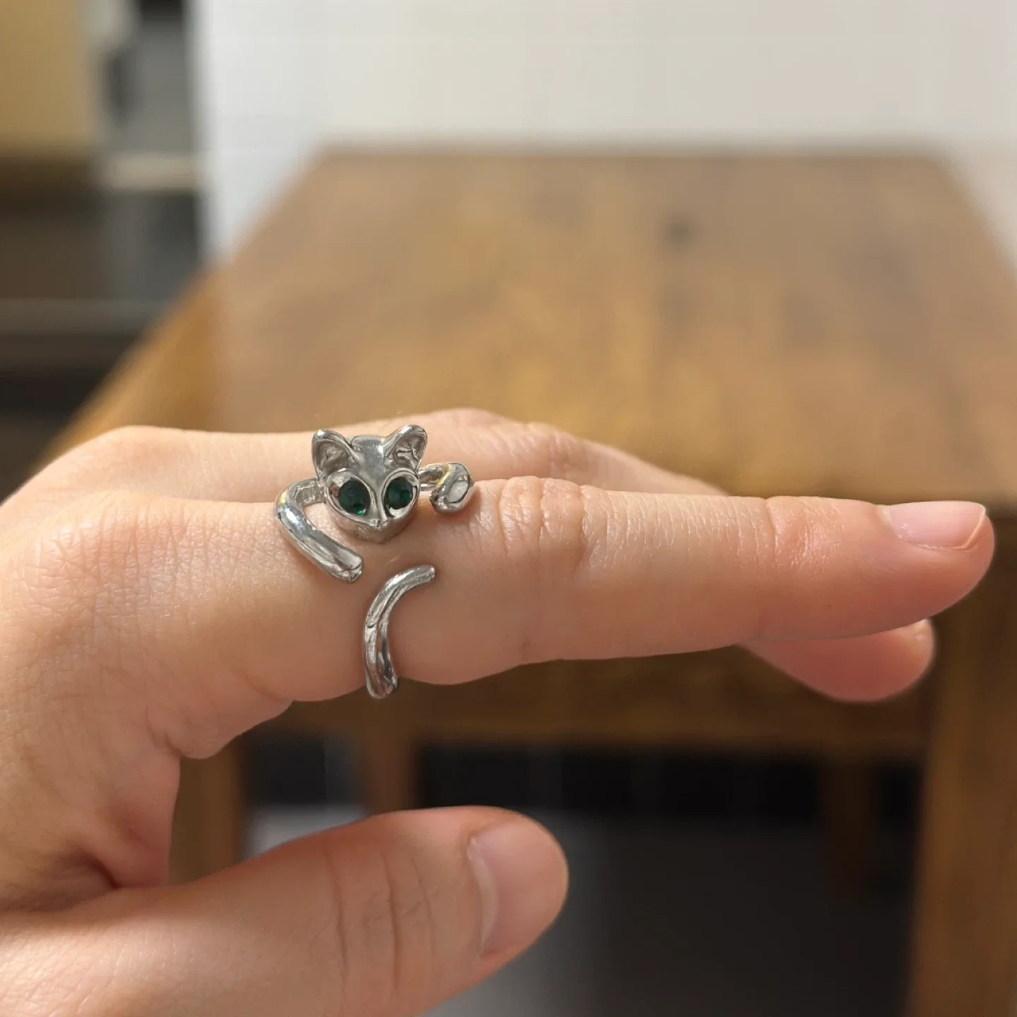 Cute Cat Ring - Adjustable image indicator(2)