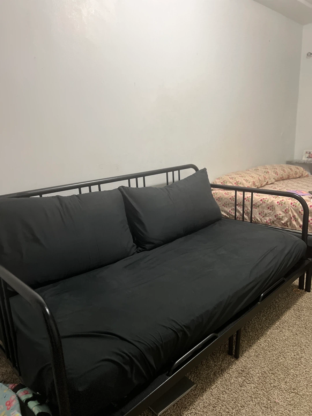 Black Metal Daybed Frame