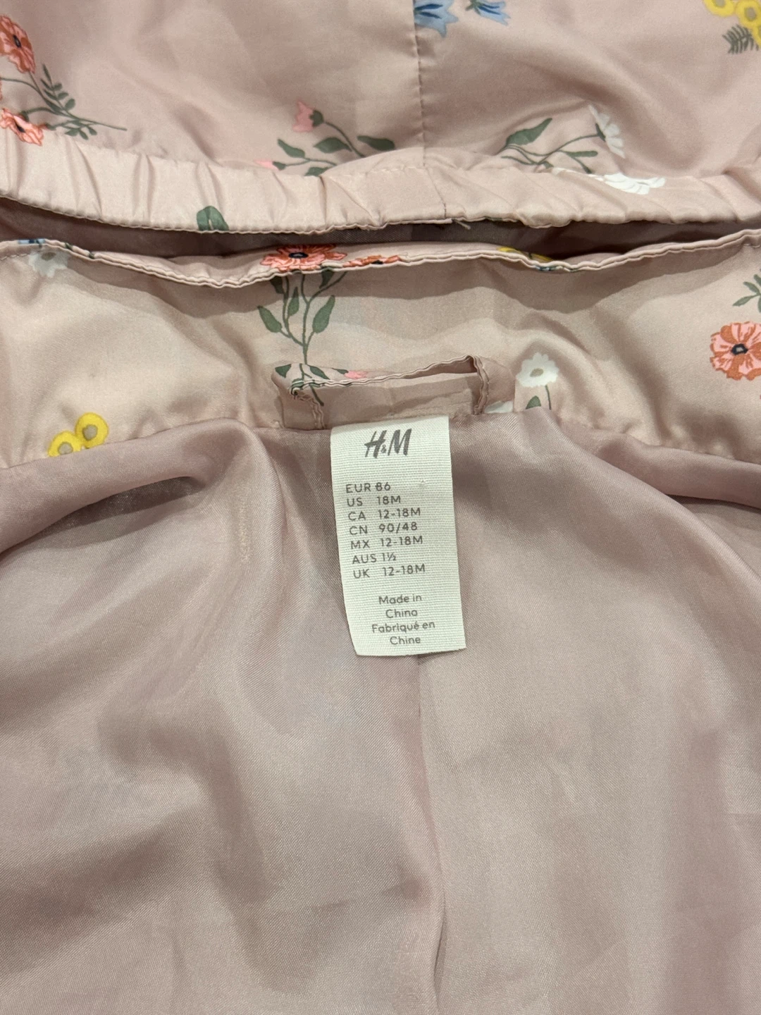 H&M fall/spring windbreaker jacket 18M - photo 2