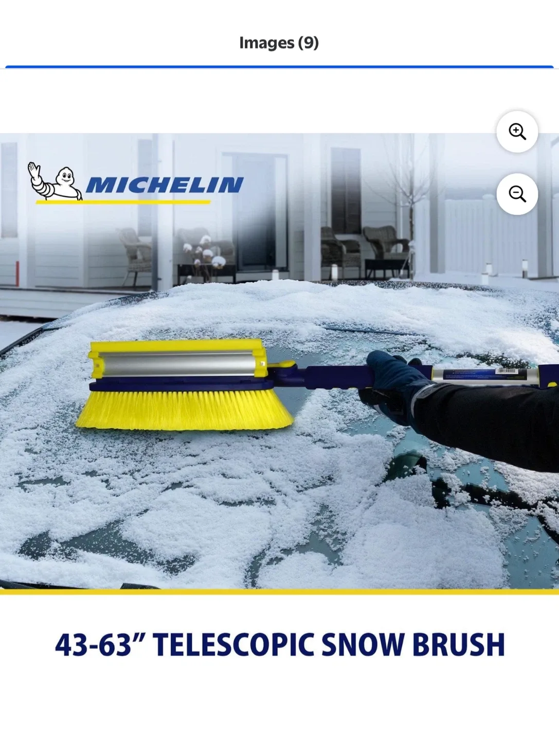Michelin 63" Heavy Duty Telescopic Snow Brush image indicator(2)