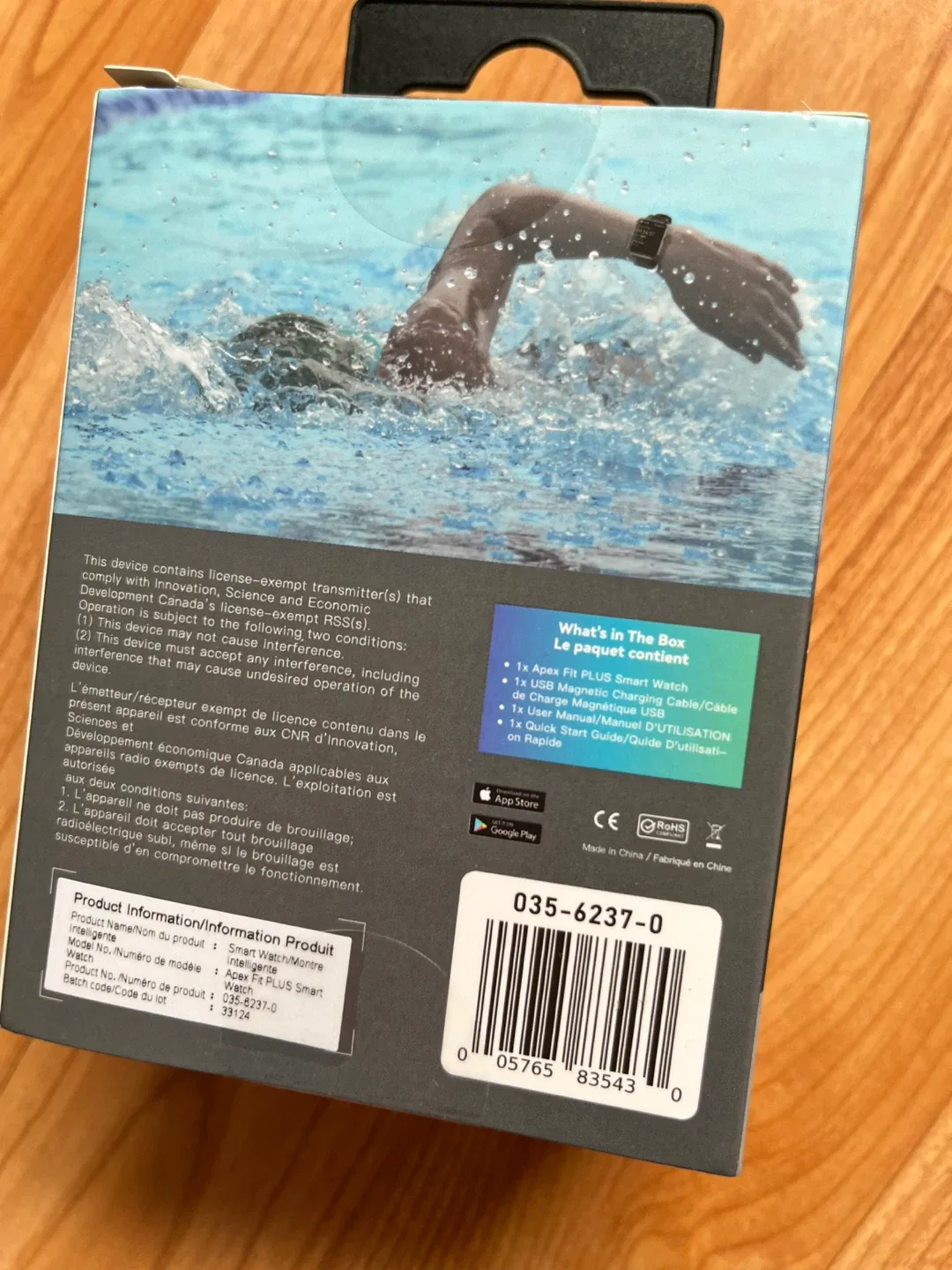 Apex Fit Plus Smart Watch - New in Box image indicator(3)