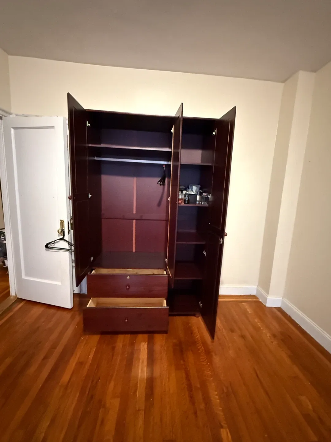 Wooden Armoire with Mirror image indicator(5)