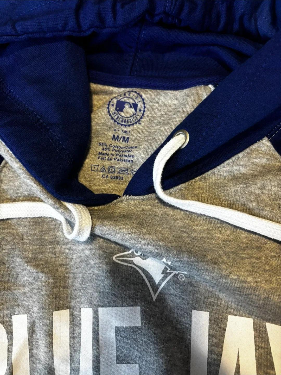 Toronto Blue Jays Cropped Hoodie - Size M image indicator(2)