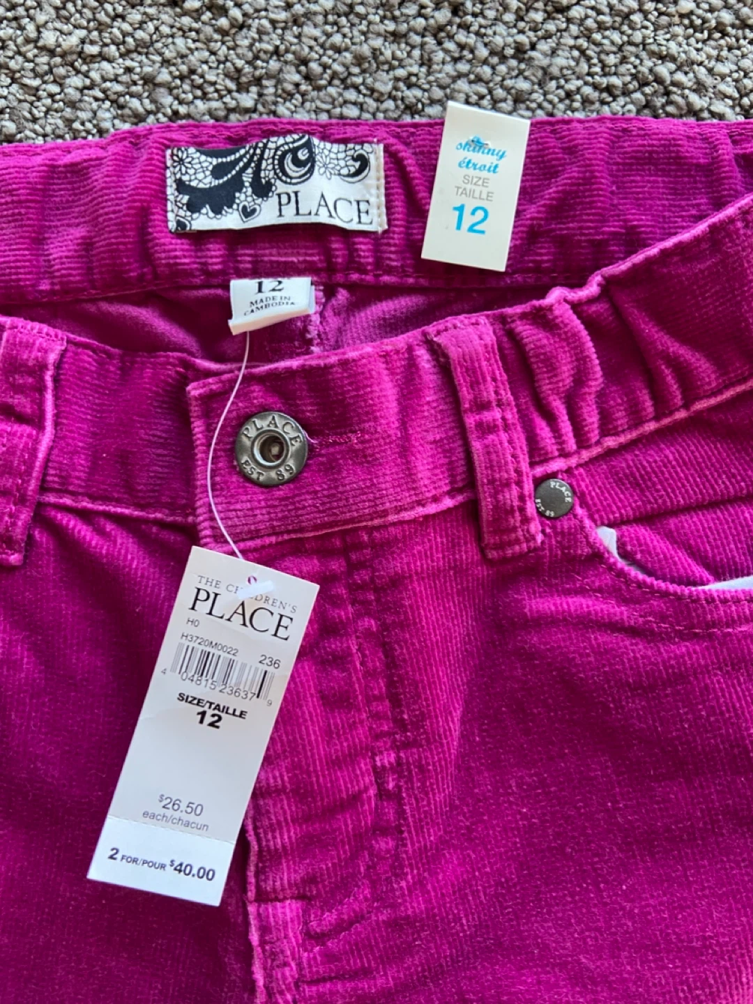 Brand new The Children's Place pant (Size 12) - photo 3
