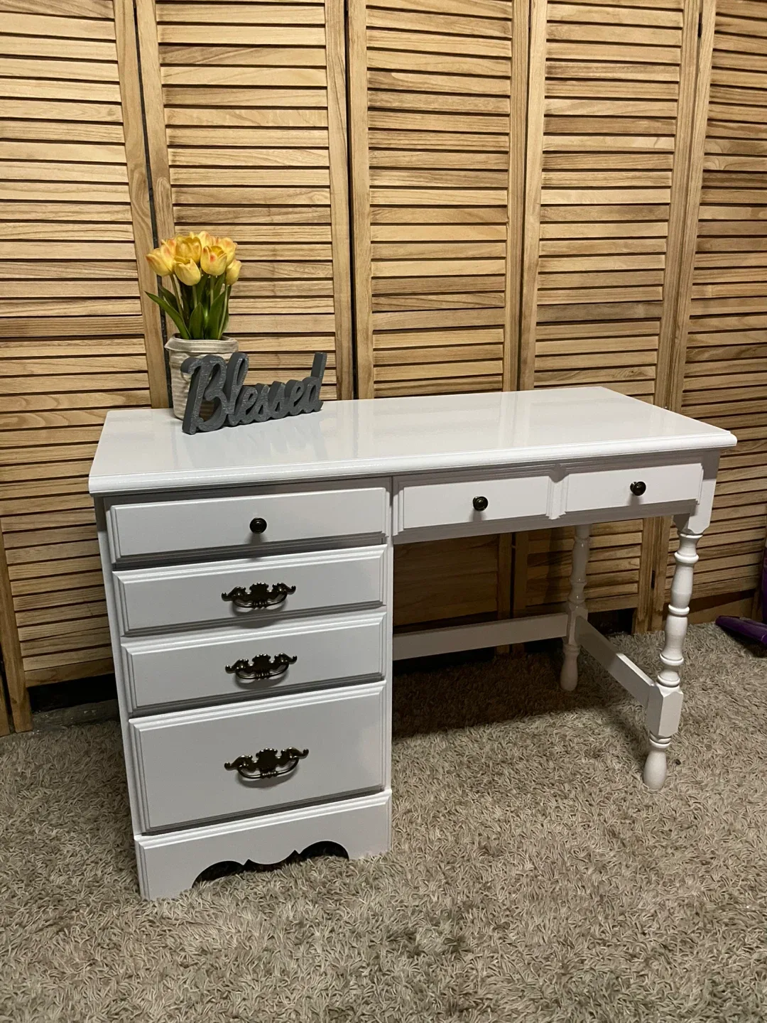 Refinished Vanity Desk image indicator(2)