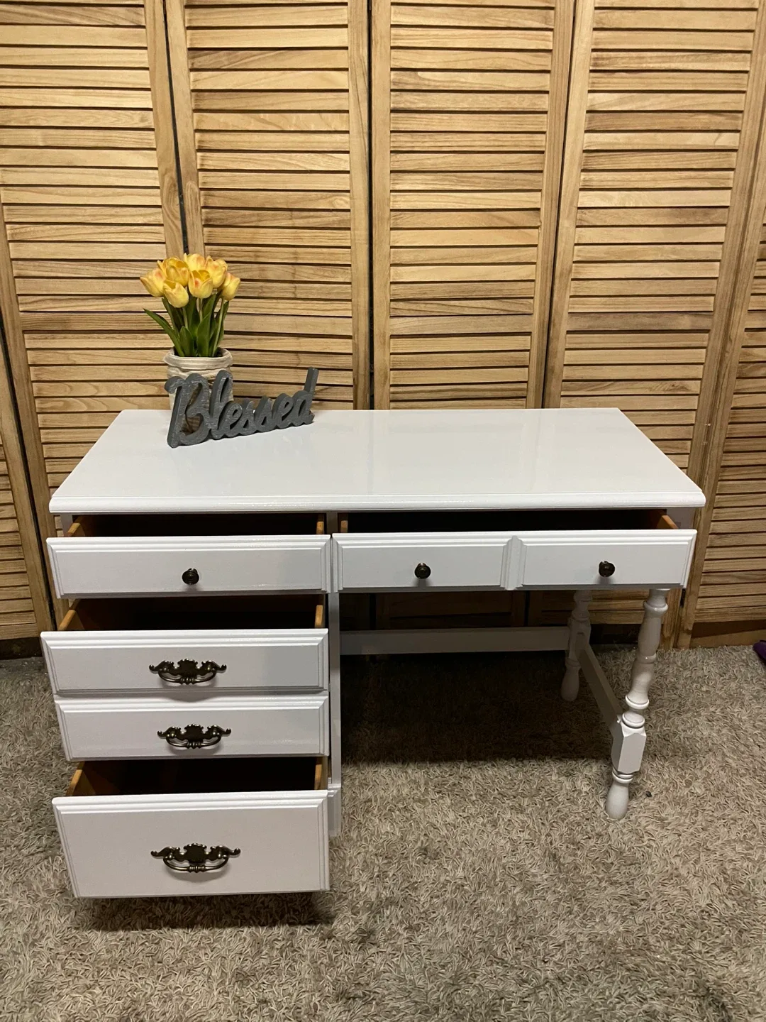 Refinished Vanity Desk image indicator(4)