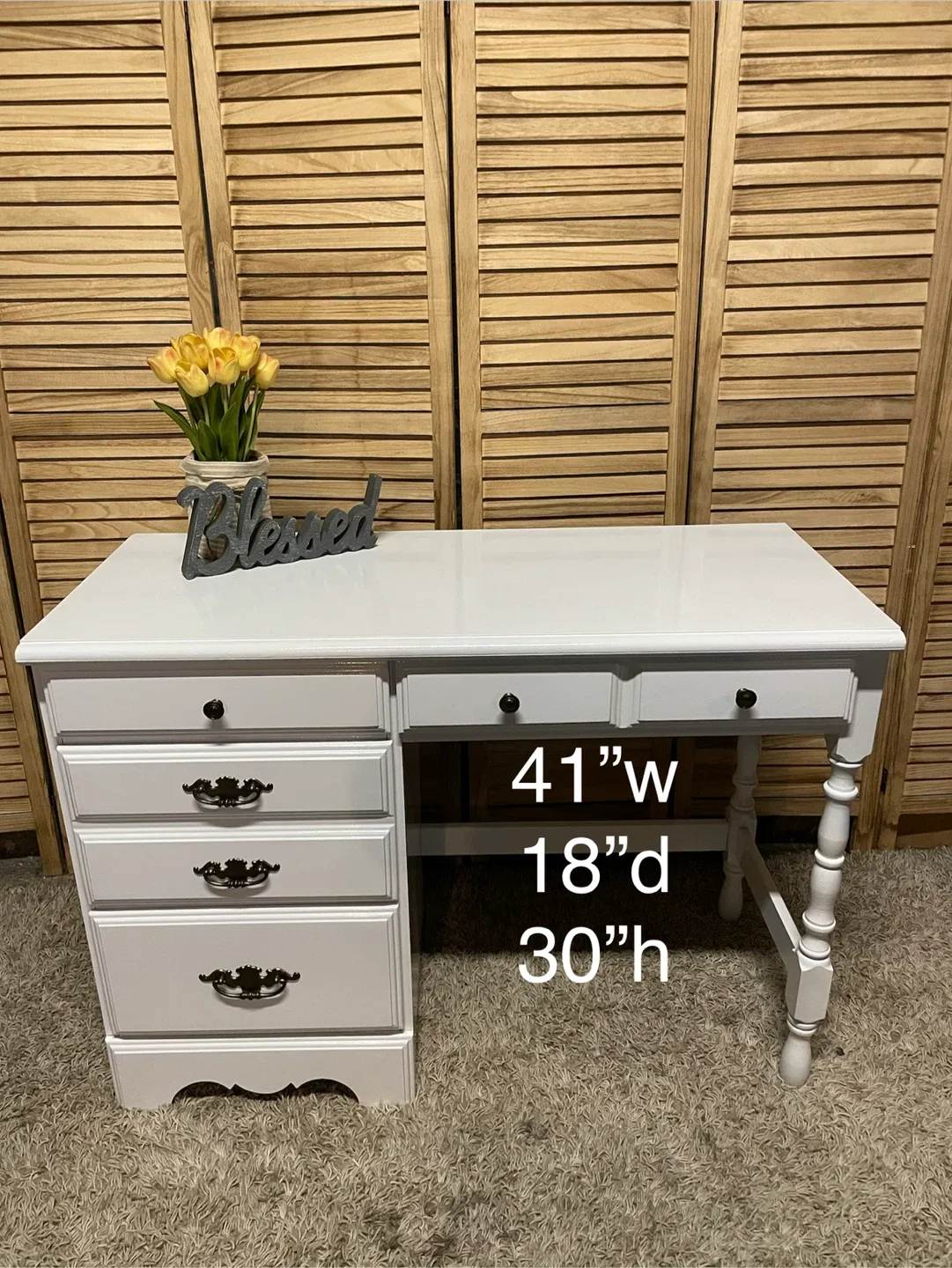 Refinished Vanity Desk image indicator(5)