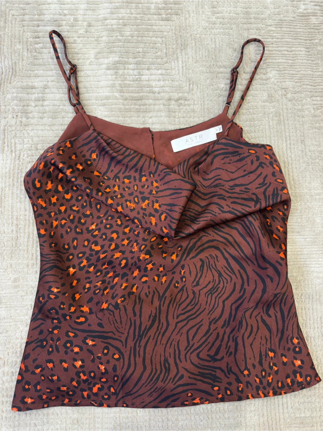 Nordstrom - Astr Animal Print Cami - Size S - photo 2