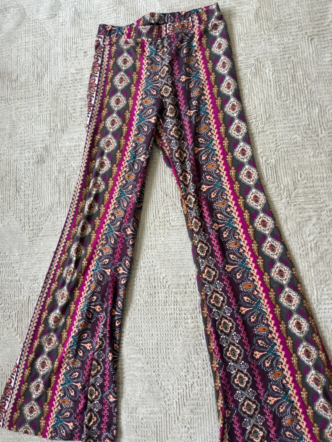 Fashion Nova Patterned Flare Pants - photo 2