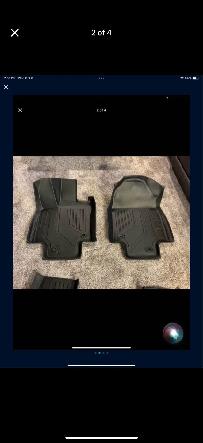 Toyota Grand Highlander 7 Seat All Weather Floor Liners/Mats image indicator(2)