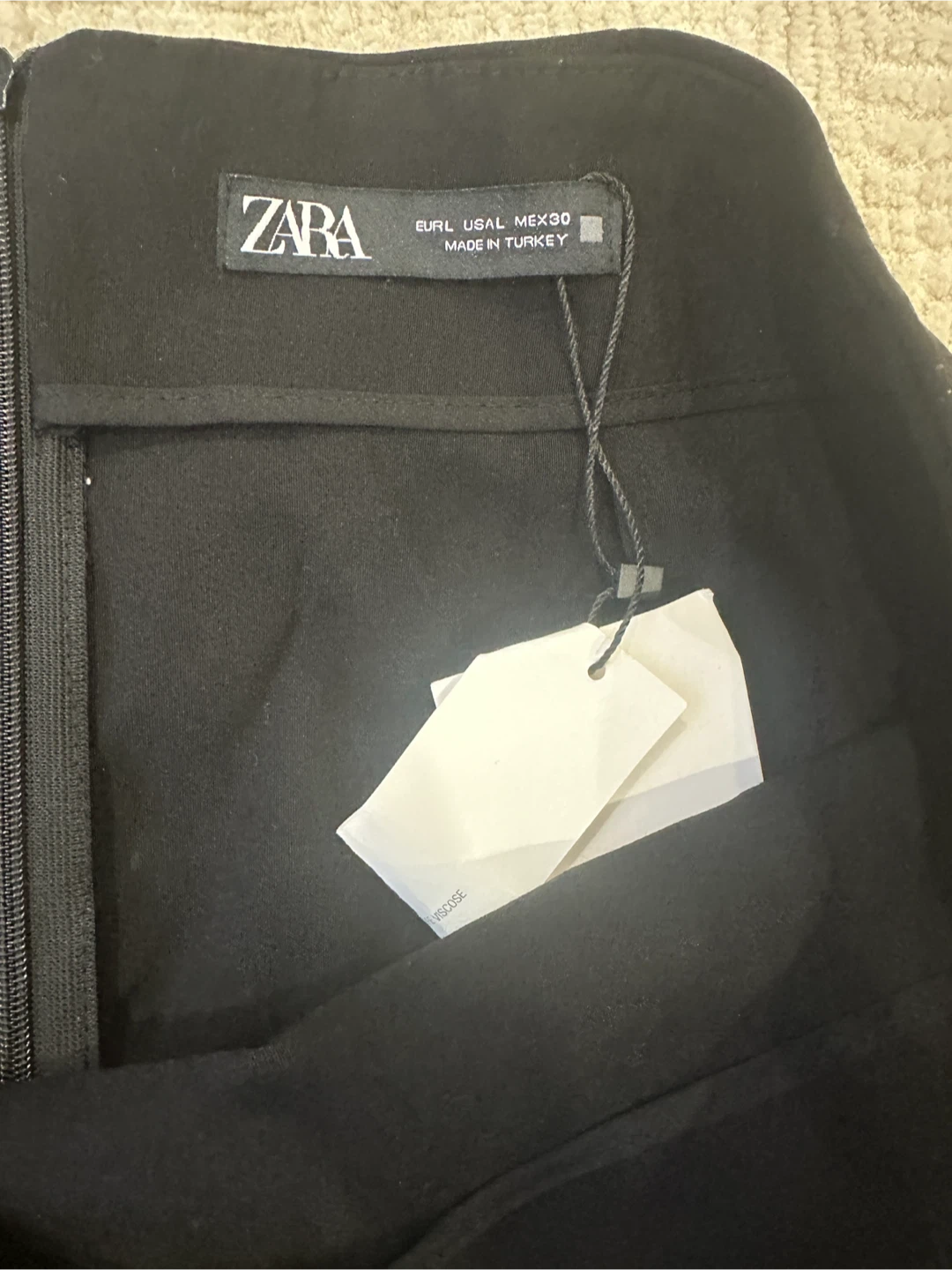 Zara Black Mini Skirt - New with Tags - photo 3